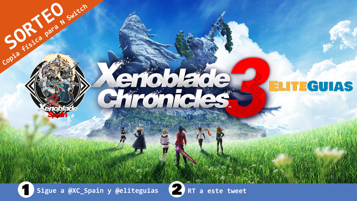 eliteguias's tweet photo. Hoy es el primer aniversario de Xenoblade Chronicles 3 y si en su lanzamiento ya sorteamos una copia... ahora sorteamos otra.

-Para participar:

✅ Sigue a @XC_Spain y @eliteguias 
✅ RT a este Tweet https://t.co/PCByBu8pGc