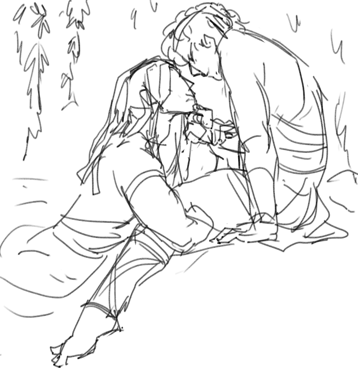 Patroclus and Achilles 