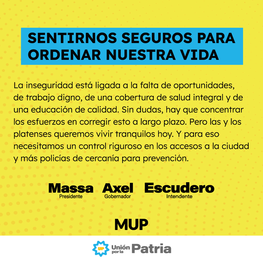 MUPLaPlata's tweet photo. 🔵 Ya es hora de tomar el toro por las astas y trabajar seriamente por la seguridad de los platenses. Y en esta difícil tarea todas las fuerzas políticas deben estar comprometidas. https://t.co/WnOxzcClfo