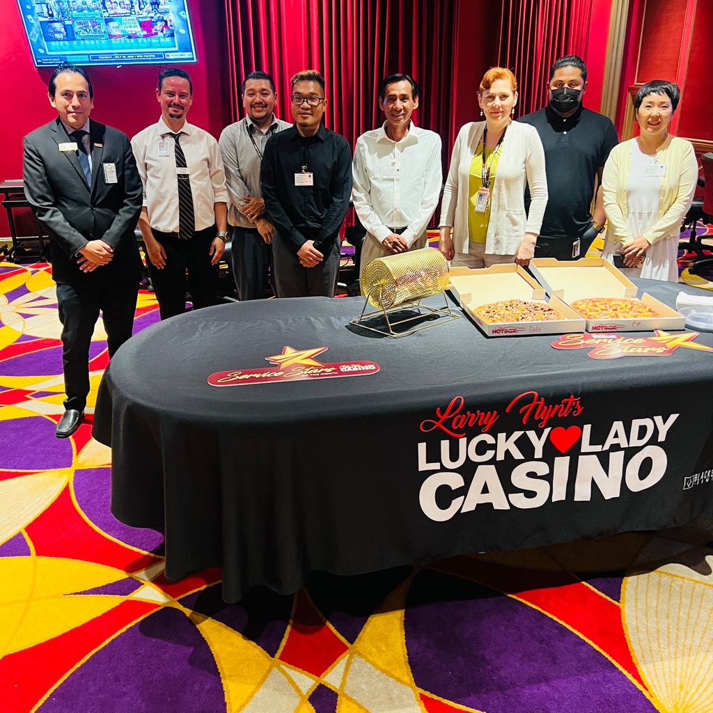 LarryFlyntsLL's tweet photo. Every month at Lucky Lady Casino we LOVE to recognize our employees that have demonstrated exemplary service!🤩⁠
⁠
⁠Congratulations to our July Service Stars!💫
⁠
⁠
#luckyladycasino #larryflyntsluckyladycasino #thankyou #servicestar #employeerecognition https://t.co/iOjCzPqXGW
