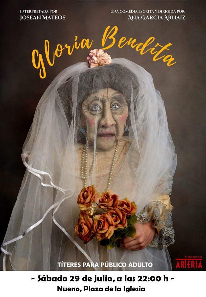 josean243's tweet photo. Este SÁBADO 29 en NUENO, Huesca.
A las 22:00 h #GloriaBendita #Titeresparaadultos #Cultura #ArteriaProducciones https://t.co/qb2gOuwiHv