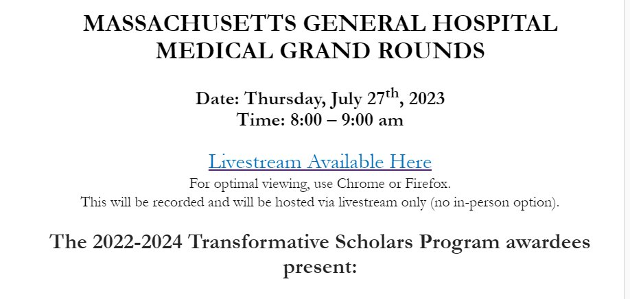 MGH Division of Pulmonary & Critical Care Medicine tweet media