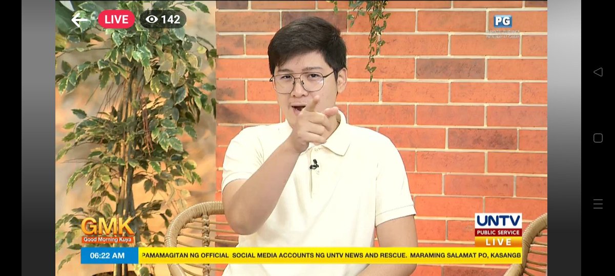 Happy Thursday <a href="/GoodMorningKuya/">Good Morning Kuya</a> and @_hplarjoshua 😁☺️😎