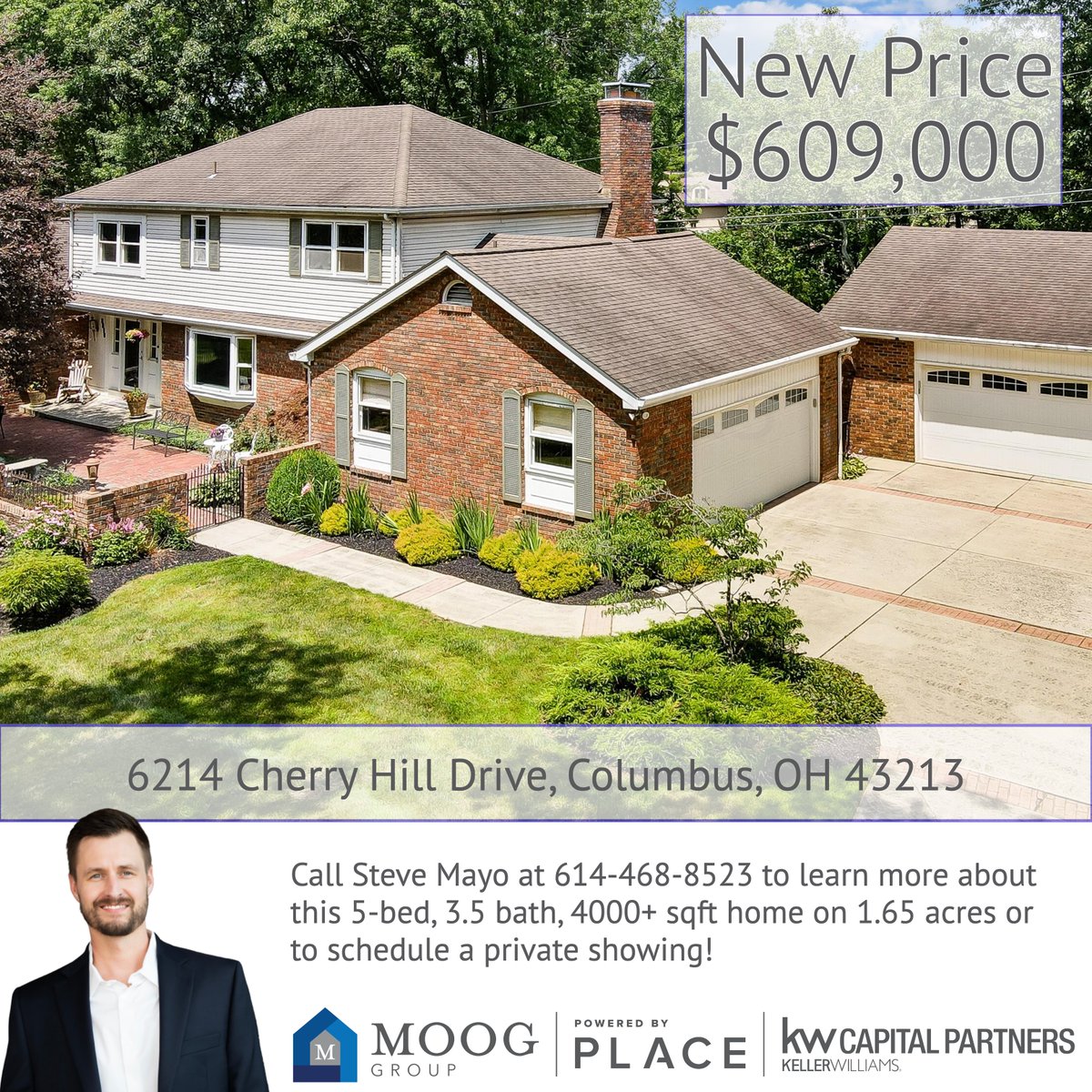 ✨NEW PRICE!✨

For questions or to schedule a showing, contact Steve Mayo | 614-468-8523 | stevemayo@kw.com

#PriceReduced #NewPrice #ForSale #ColumbusRealEstate #AsSeenInColumbus #614Living #ColumbusLiving #kw #ColumbusOhio #KWCapitalPartners #PoweredByPlace #MoogGroup