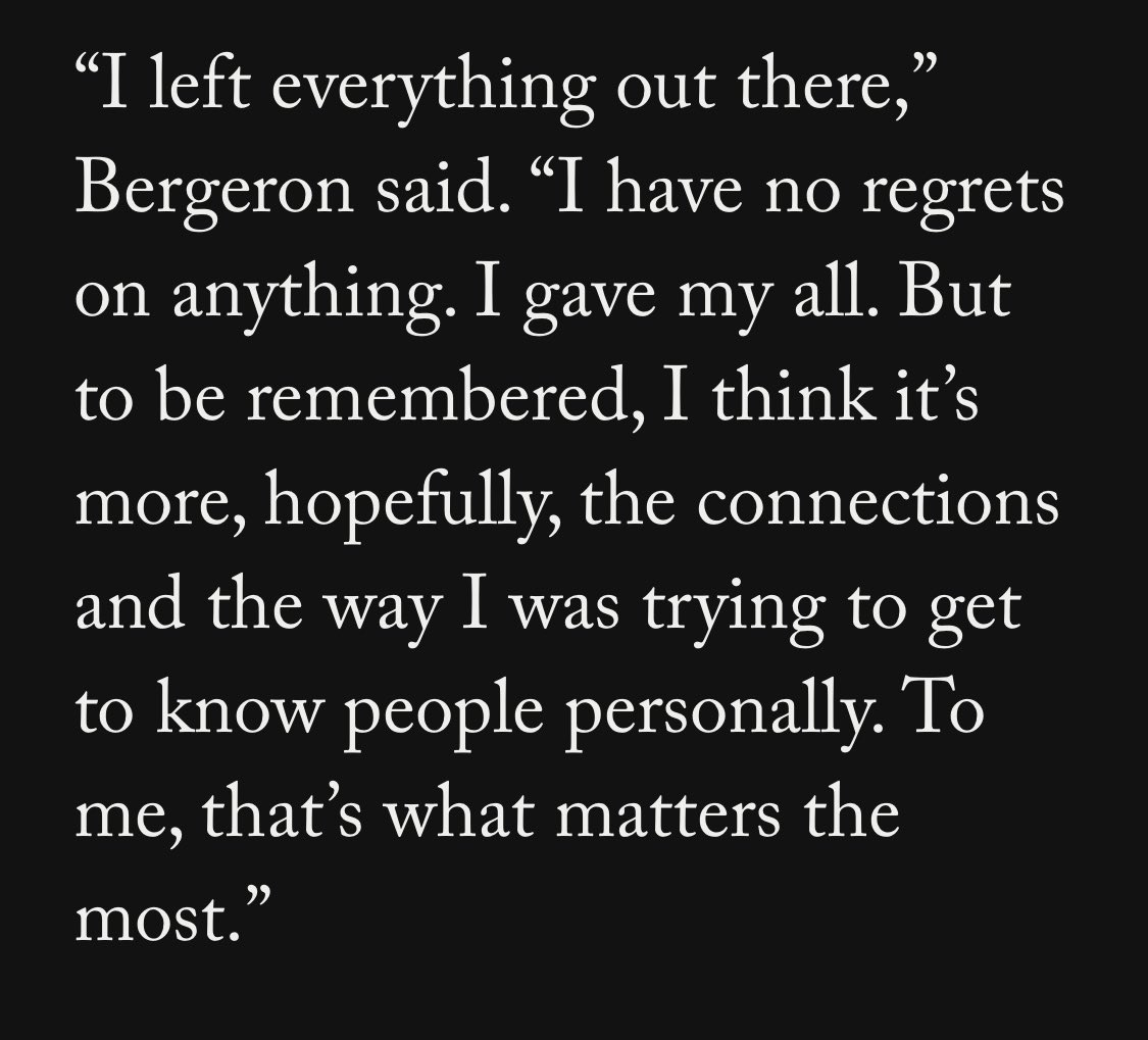 Leader. 
#MerciBergy 🏒