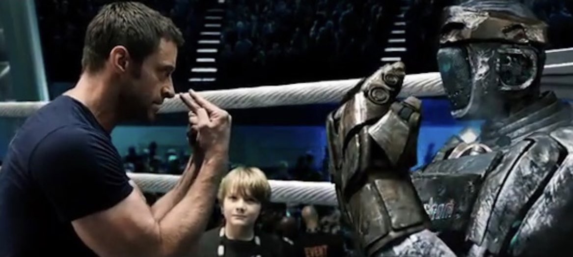 Shawn Levy already made the Rock ’Em Sock ’Em Robots movie. It came out in 2011 and starred Hugh Jackman.

The original story was written in 1956 by Richard Matheson and adapted by him into a Twilight Zone episode in 1963.

I doubt they can come up with any better version. https://t.co/1v9QQdRbO3 https://t.co/OWHgiXQfOB