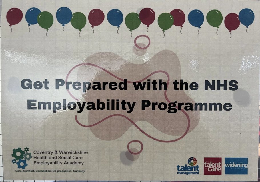 Today was the final day of our first ‘Get prepared with the NHS’ Employability Programme. We are turning the vision of our C&W Health and Care Employability Academy into  reality - so proud to be CPO sponsor for this work #CareLeavers #OurNHSPeople