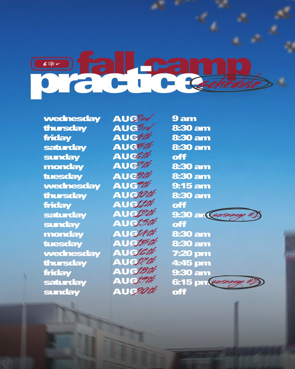 Washington State Football tweet media