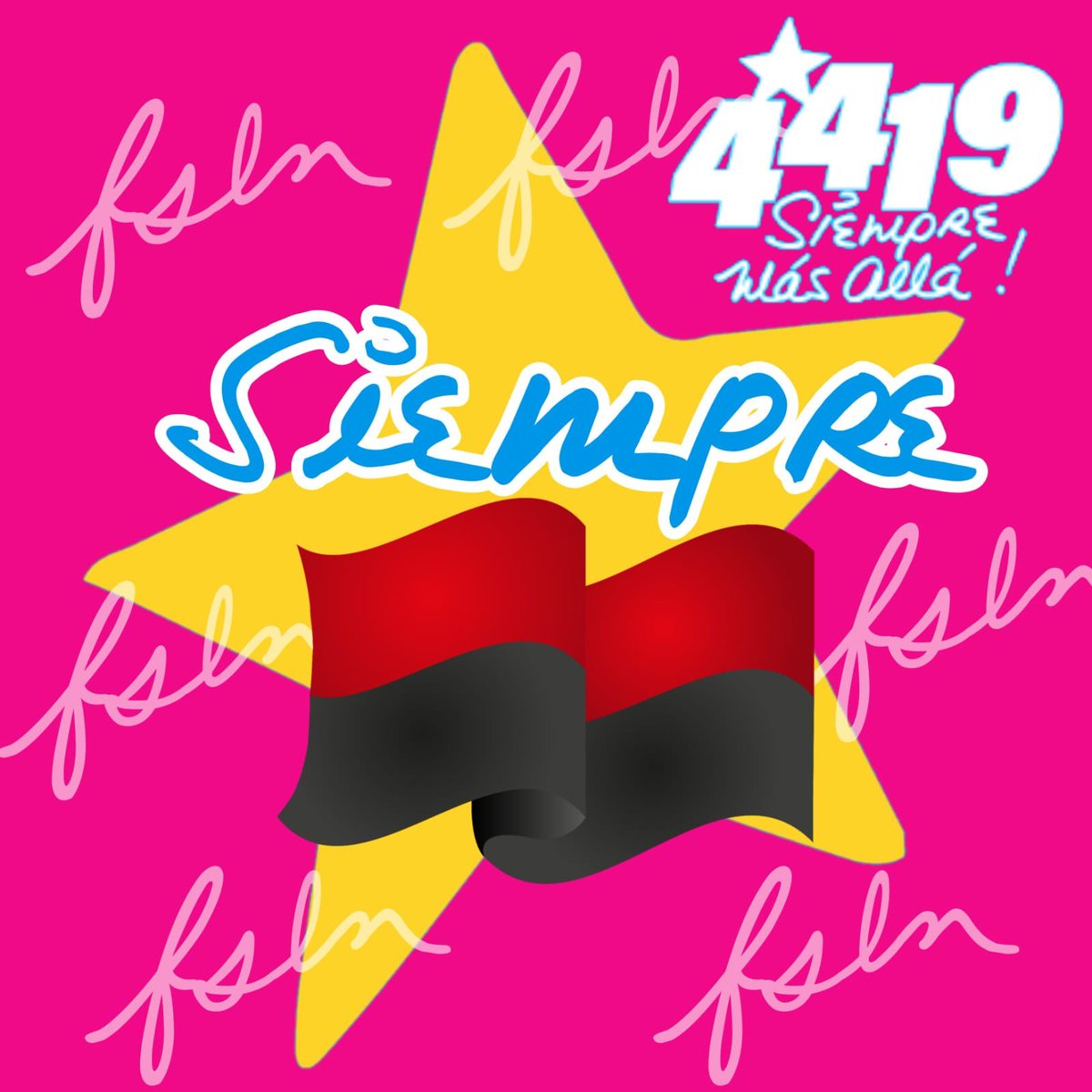 Conmemorando el✌️♥️🖤 #4419VivaLaRevoluciòn   con un pueblo que lucha por mantener su soberanía-#LeonRevolucion  #UVDenisSilva