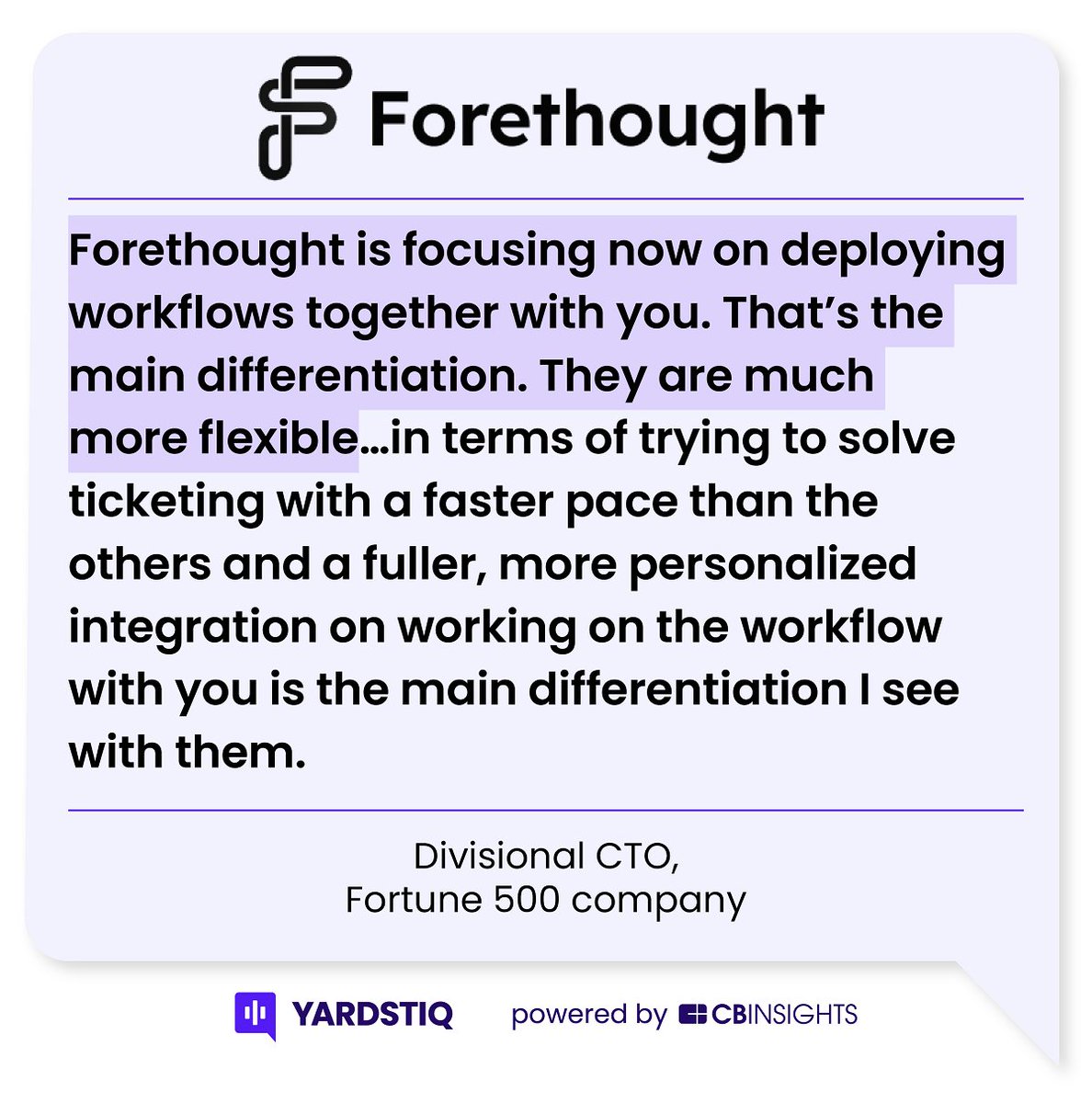 We mapped the 300+ startups developing genAI applications and infrastructure. cbi.team/46T6sQ1 Here's what software buyers are saying about them: