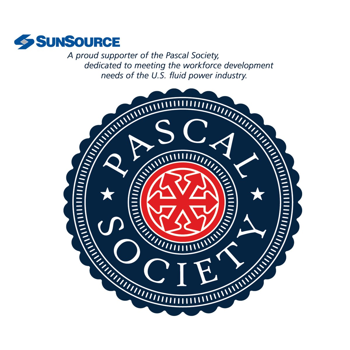 🏁 @SunSourceHyd is proud to support the Pascal Society and @TheNFPA EDUCATION AND TECHNOLOGY FOUNDATION! We are committed to helping the fluid power industry meet demands of the future by supporting the Society to develop the resources needed to tackle the workforce development.