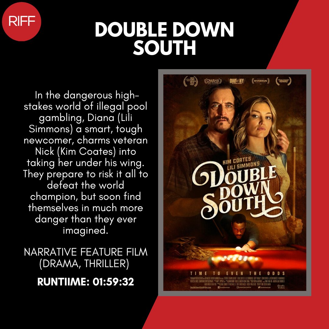 Mark your calendars 📆 #RIFF23 is just around the corner, and @doubledownsouthfilm is kicking things off as our opening night film!

Join us with Oscar Award Winner Tom Schulman, Rick Wallace &amp; Kim Coates on Sept. 26, 7:15pm at Byrd Theatre. Purchase passes at the link in bio.