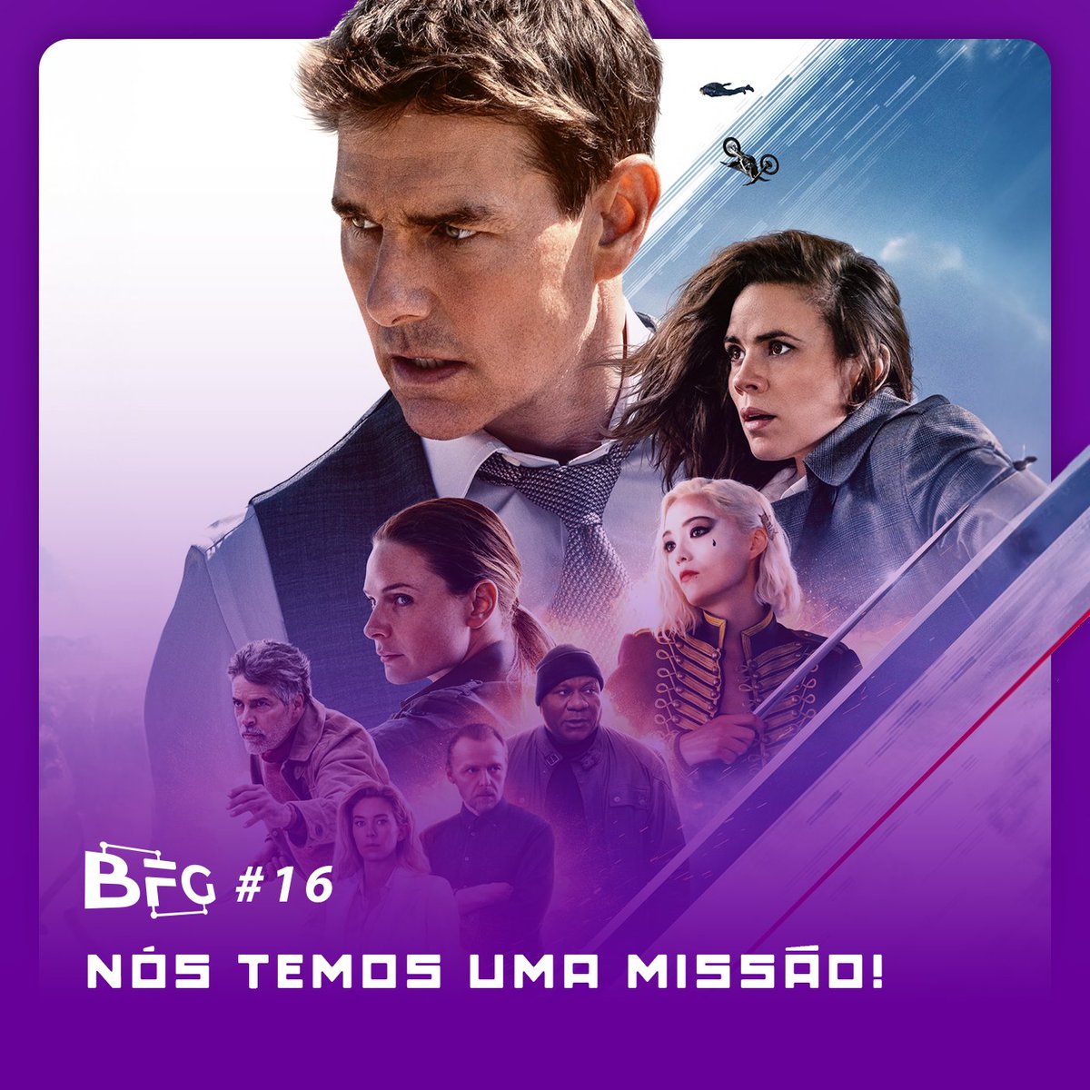 bfg_cast's tweet photo. O BFG está no ar novamente!
Desta vez, Renan e Leozin recebem Alê Souza para a impossível missão de falar sobre... Missão Impossível
Ouça no seu agredador de podcast favorito. 

#tomcruise #missãoimpossível7 #filmesdeação #bfg #barnofimdagalaxia #podcast #podcastnerd https://t.co/TqCYhlJJeb