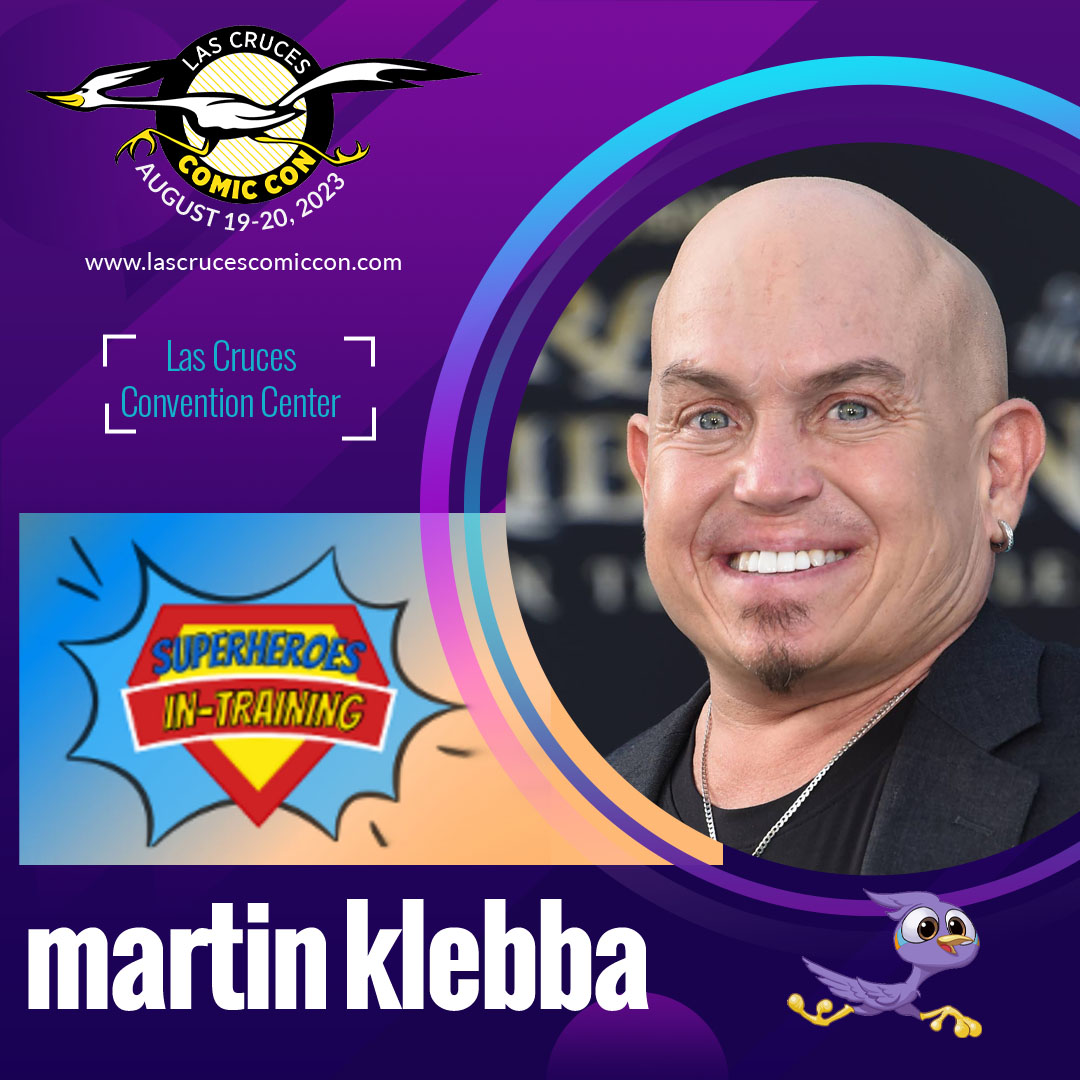 LasCrucesComicc's tweet photo. Las Cruces Comic Con welcomes Martin Klebba. Martin Klebba has acted in various productions, most notably the Pirates of the Caribbean series as Marty. Klebba reprised his role in the sequels Dead Man’s Chest, At World’s End, and Dead Men Tell No Tales. https://t.co/jSYtCizMFi
