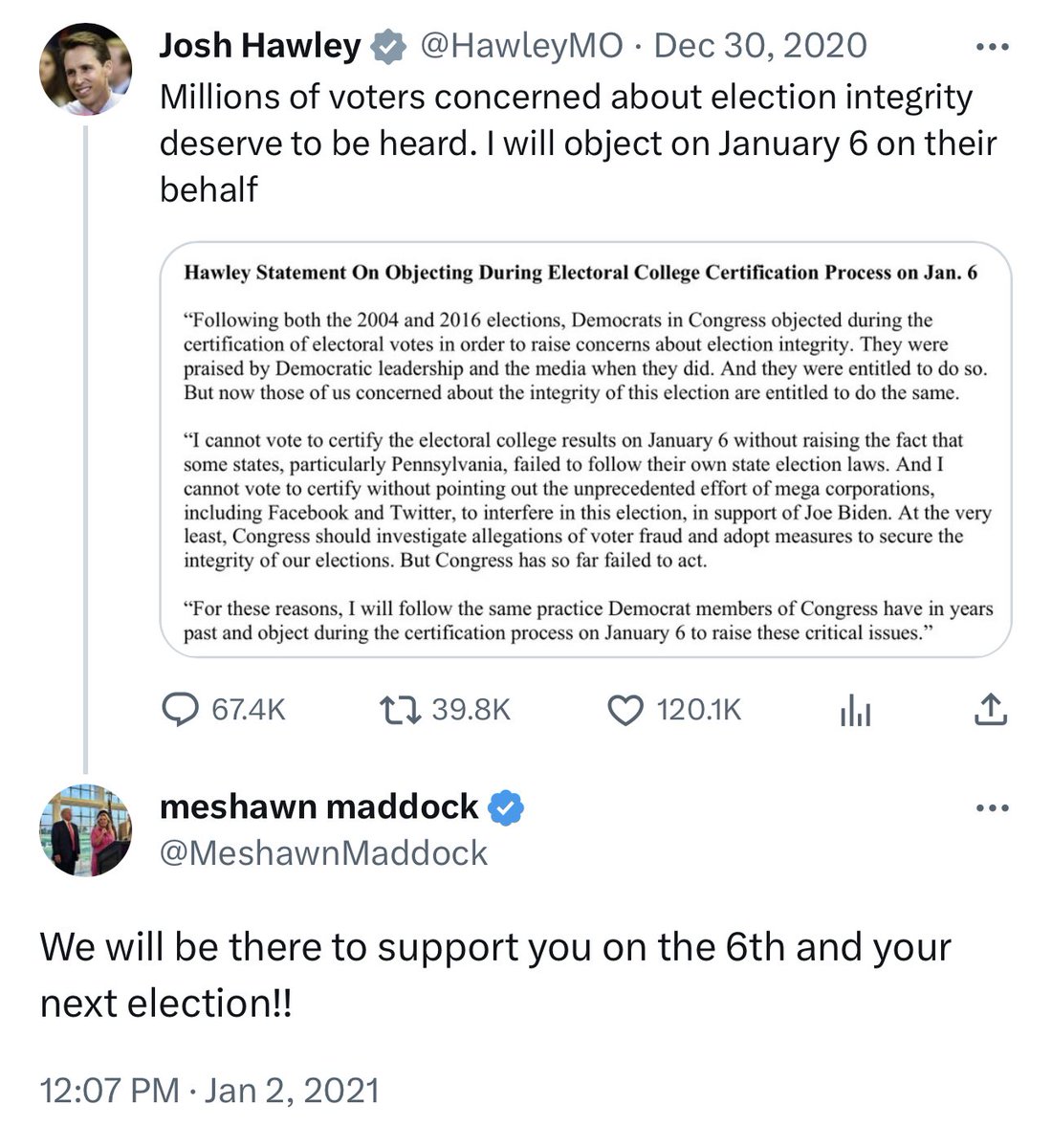 PatriotTakes 🇺🇸 on Twitter: "Michigan fake elector Meshawn Maddock