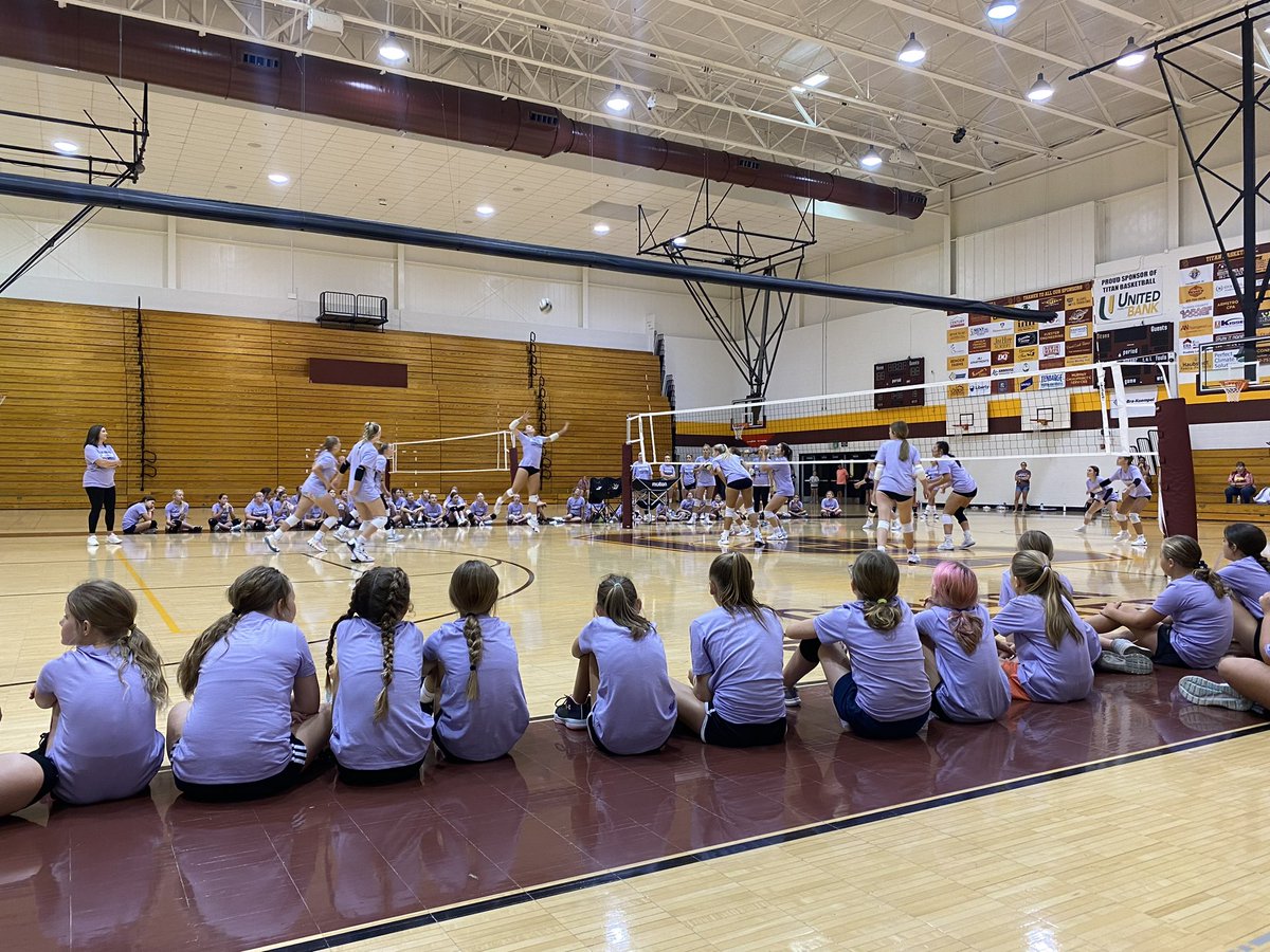 We were blessed with 100 future Lady Titans this week for volleyball camp!! Thank you to everyone that got them to us!! We appreciate all of you🏐💖🏐 GO TITANS
