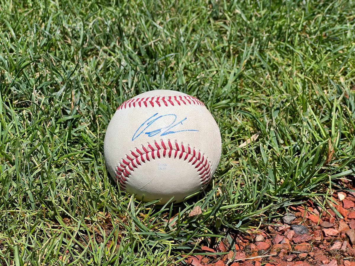 Lake County Captains on Twitter "Chase DeLauter signed baseball