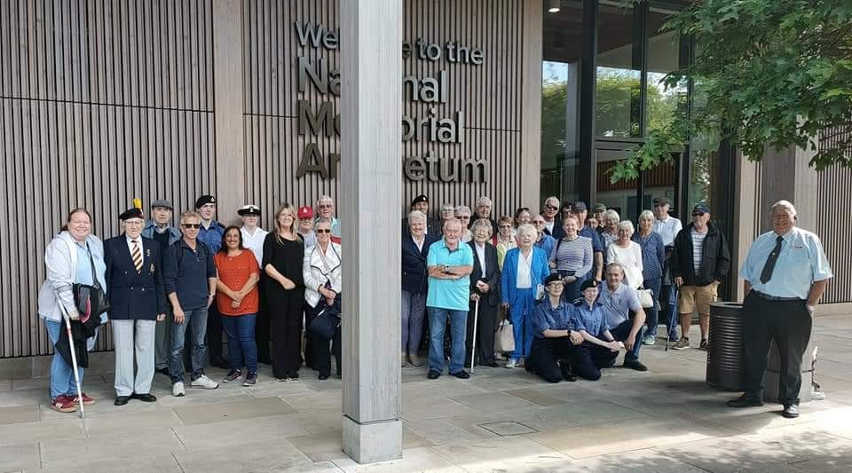 An interesting and thought provoking visit to the <a href="/Nat_Mem_Arb/">National Memorial Arboretum</a> today. 

Don't forget our Veterans Drop-In tomorrow at <a href="/bridgecoffeebol/">Bridge Coffee</a> between 10am &amp; 1pm