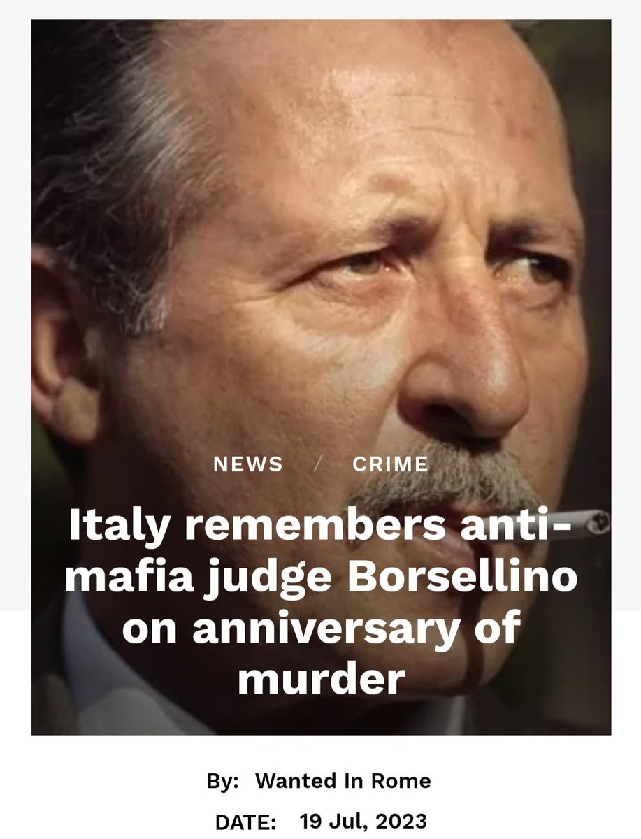 mrdoviczeljko's tweet photo. "Postoje ljudi o čijoj hrabrosti nikada nećemo prestati da pričamo"
#PaoloBorsellino   #19jul1992 https://t.co/FjYFzw1YsB