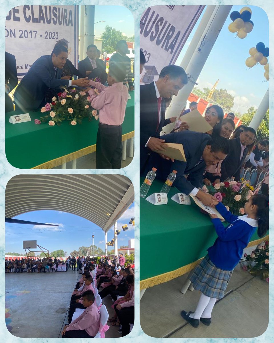 SrebTexcoco's tweet photo. Asistencia del Mtro. Gastón Moreno Solís a la Ceremonia de Clausura en la Escuela Primaria “Niños Héroes”, adscrita a la Zona Escolar #P162, en el municipio de #Tezoyuca. Felicidades a la generación 2017-2023
@geramonro05
@TinocoGRogelio
@ArturoH19772369
@gastonm100x100 https://t.co/oeXgzSqCmy