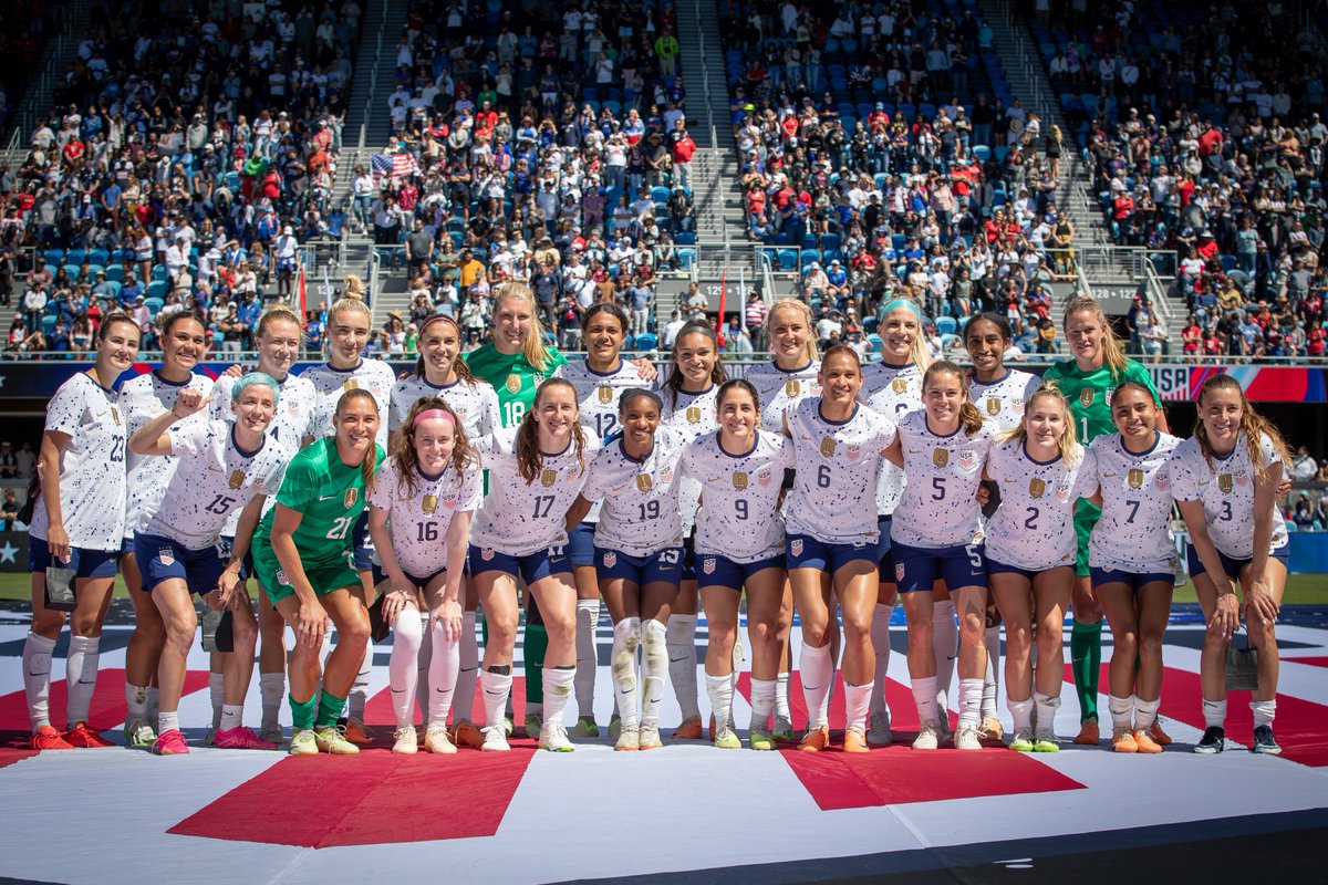 Most represented <a href="/NCAASoccer/">NCAA Soccer</a> programs at the <a href="/FIFAWWC/">FIFA Women's World Cup</a>:

1. <a href="/FSUSoccer/">FSU Soccer</a> (8)
2. <a href="/StanfordWSoccer/">Stanford Women's Soccer</a> (7)
3. <a href="/uncwomenssoccer/">UNC Women's Soccer</a> (6)
T4. <a href="/CalWSoc/">Cal Women's Soccer</a> (5)
T4. <a href="/GatorsSoccer/">Gators Soccer</a> (5)
T4. <a href="/HoyasWSoc/">Georgetown Women’s Soccer</a> (5)
T4. <a href="/PennStateWSOC/">Penn State Women’s Soccer</a> (5)
T8. <a href="/USFWSOC/">USF Women's Soccer</a> (4)
T8. <a href="/USC_WSoccer/">USC Women's Soccer</a> (4)
T8. <a href="/Vol_Soccer/">Tennessee Soccer</a> (4)