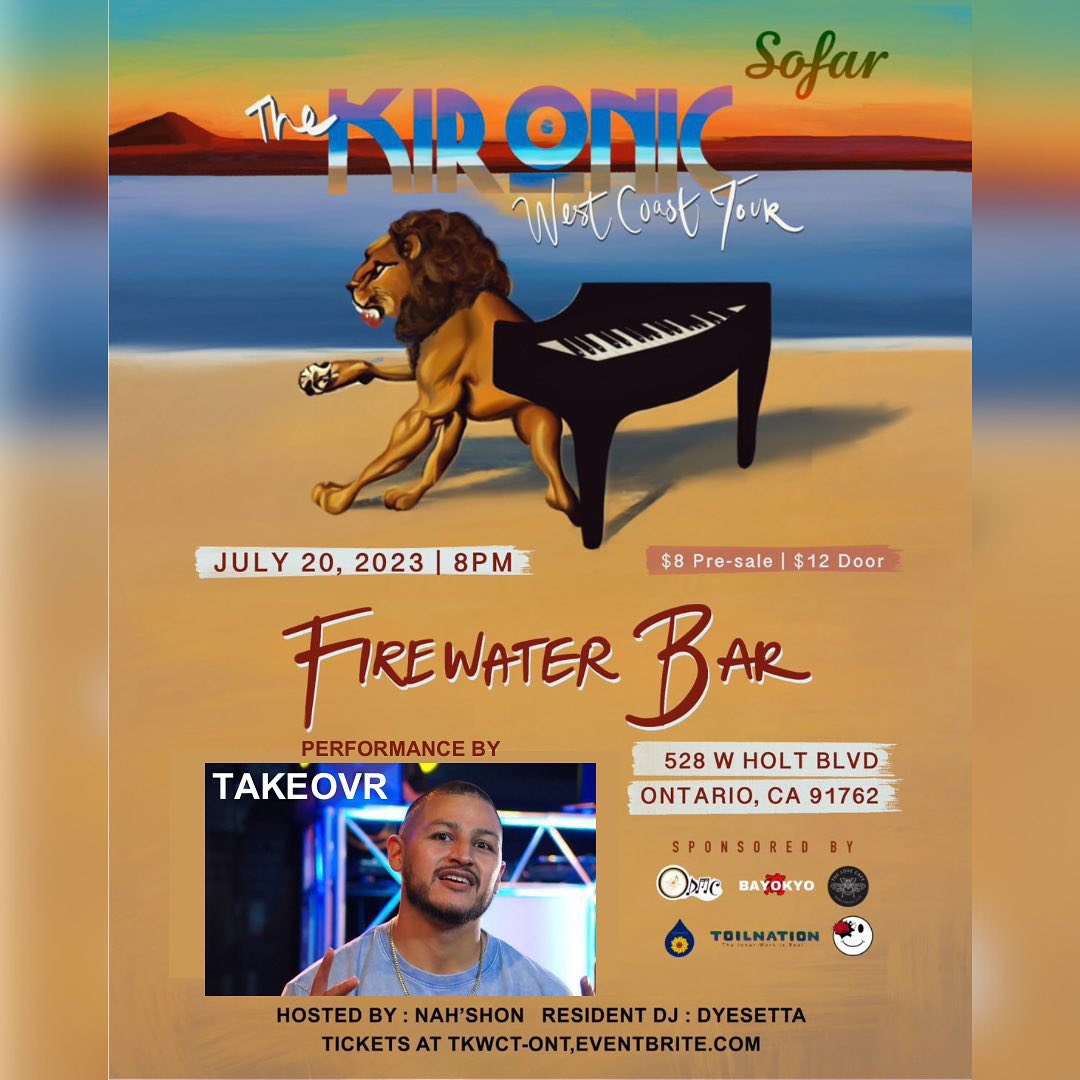 Tomorrow inside Firewater Bar <a href="/thephilharmonik/">The Philharmonik</a>, <a href="/darapnerd/">**Justice For Breonna** Da Rap Nerd</a>, <a href="/NoaJames/">Noa James</a>, and other artist including myself will be performing!! 

Pull up …

It’s going to be a great night