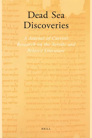 New issue of Dead Sea Discoveries Vol. 30, No.  2 (2023) brill.com/view/journals/… <a href="/Brill_Religious/">Religious & Biblical</a> @BrillPublishing <a href="/scrollsgeek/">Michael B. Johnson</a>