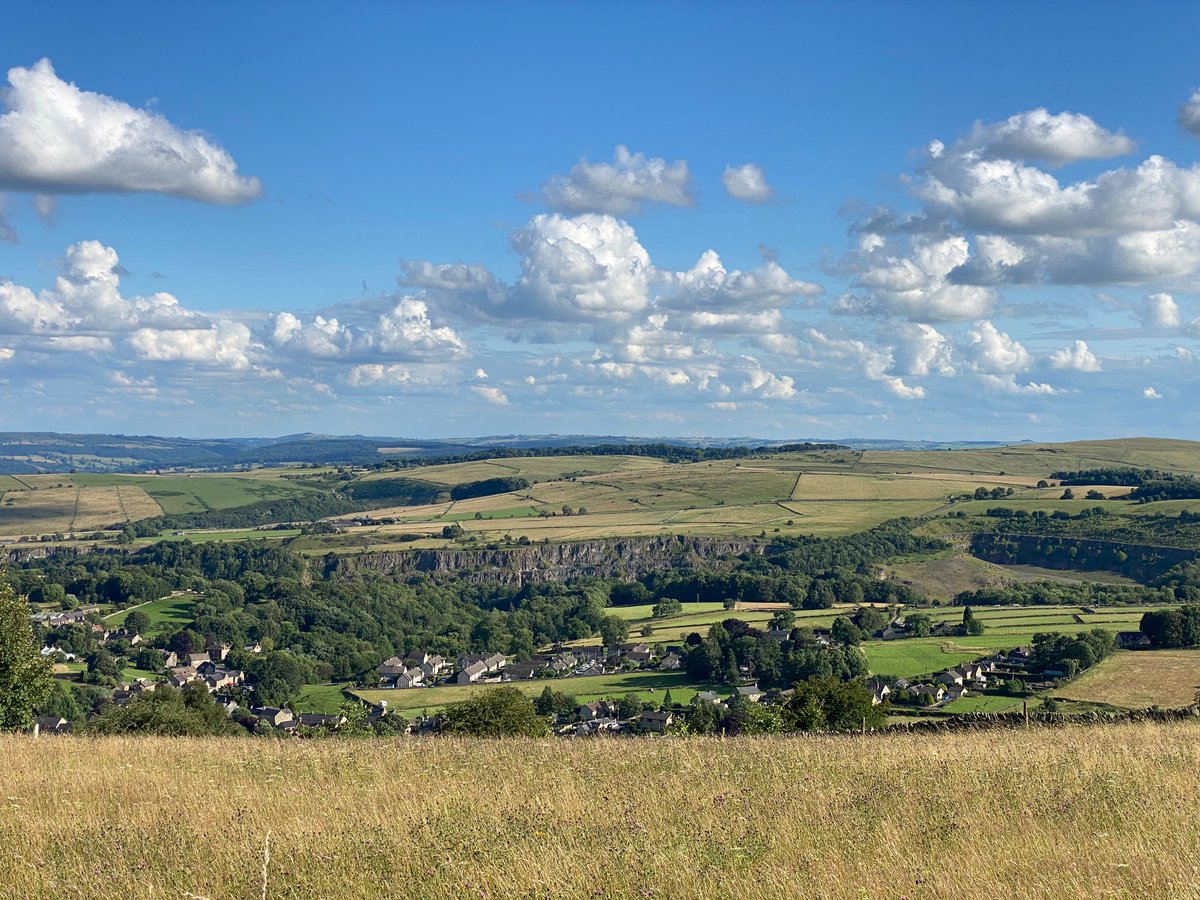 I haven’t seen the latest Mission Impossible yet; not sure where in the world the train stunt is meant to take place, but here* in the world is where it actually took place (the quarry cliffs).

They spent at least 6 months preparing for it 

*Stoney Middleton, Peak District