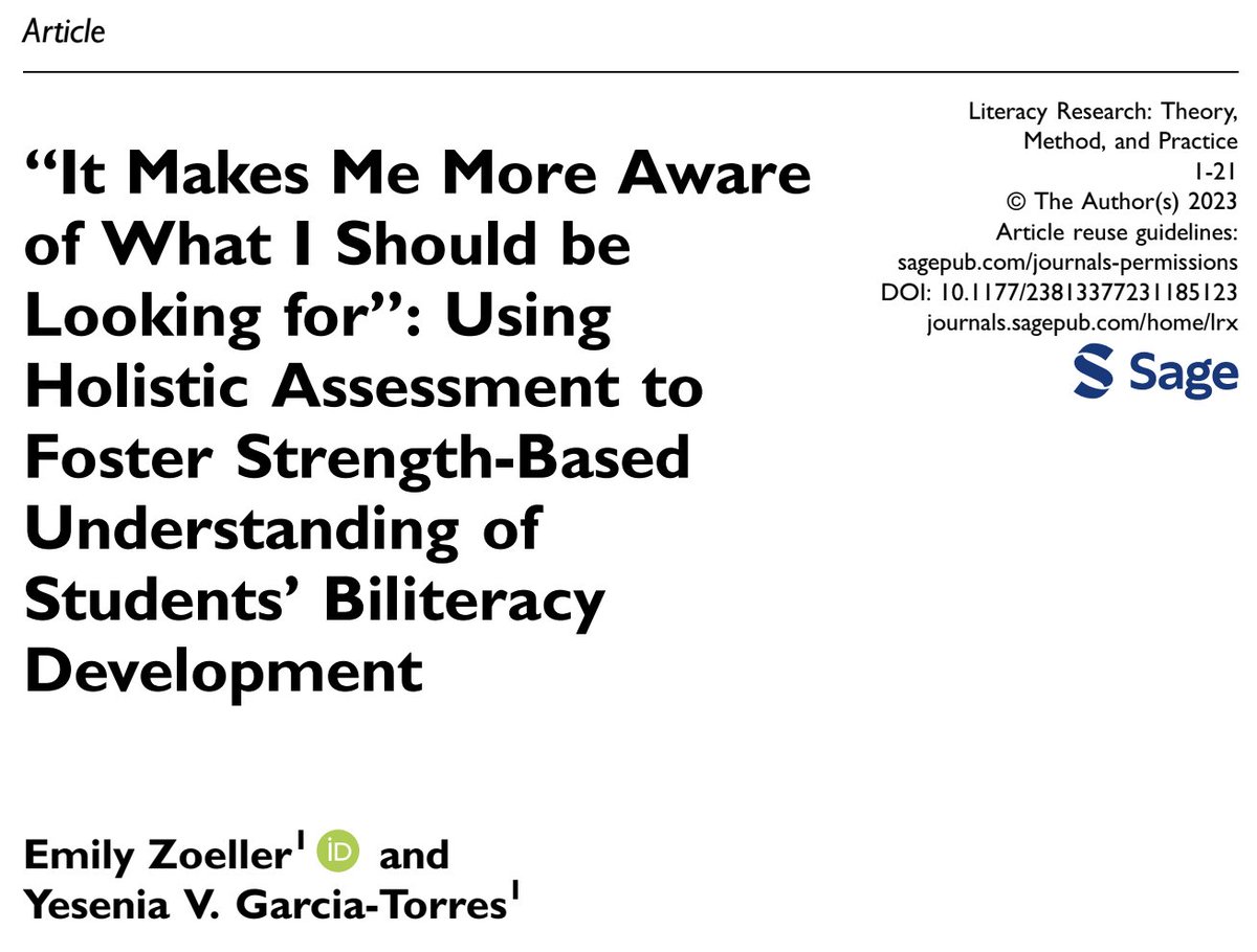 Literacy Research: Theory, Method, and Practice tweet media
