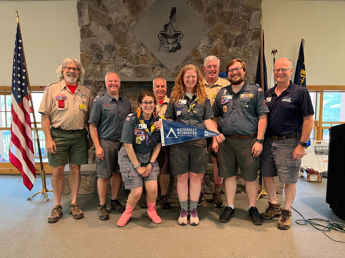 Congratulations to the entire Camp Carpenter team on receiving their BSA National Camp Accreditation today! 🏕️🎉

Drop a ‘Like’ below and celebrate with us!

#nhscouting #summercamp #BeAScout #campcarpenter #AdventureOn
