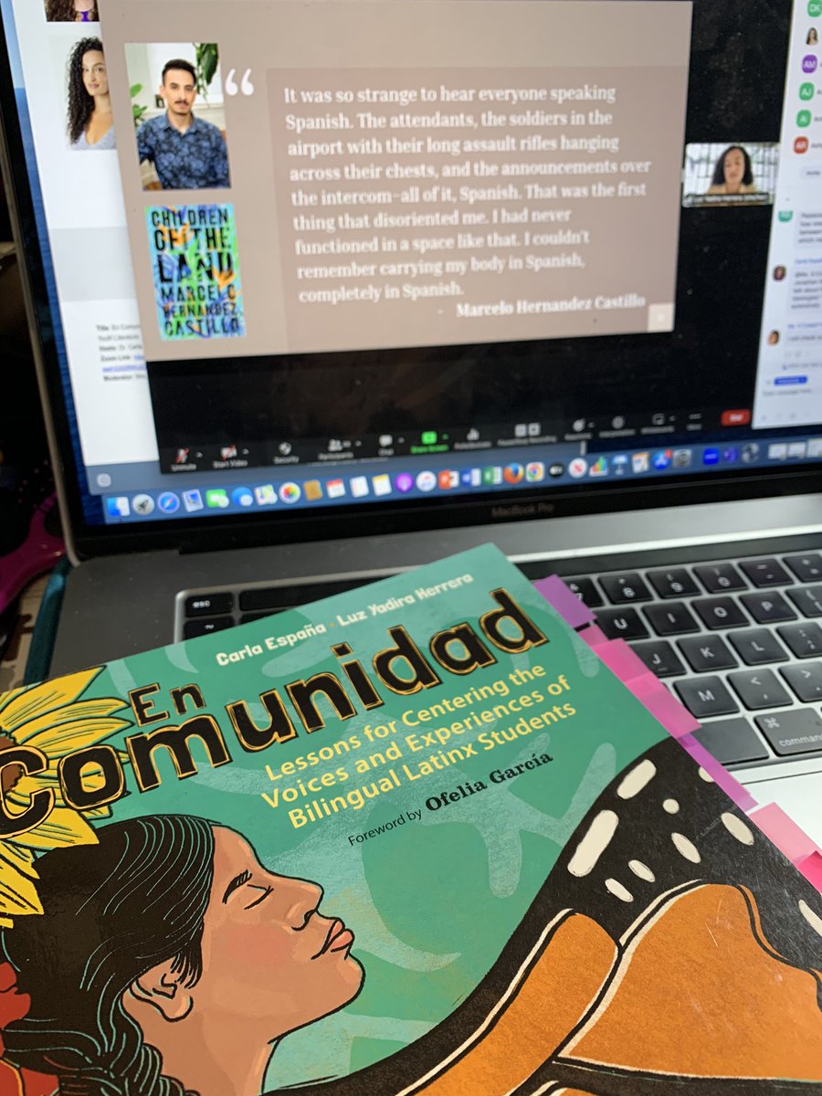 So excited to be learning from @Dra_LuzYadira and @ProfesoraEspana at our @pgcps HS RELA Summer Institute!!!! Nurturing Critical Bilingual Literacies with Youth Literature. Check out their book!!! @HSRELATweets