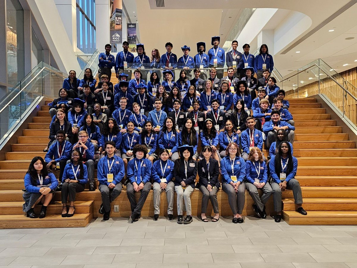 LamarCISD's tweet photo. 80 Students Competed at the National TSA Conference! This summer, students from 10 different campuses were invited to Louisville, KY. In the face of fierce competition, more than half received recognition. Congrats! #LamarCISDProud

Read More: https://t.co/HICB6TiIRx https://t.co/XpeDKL1LpZ