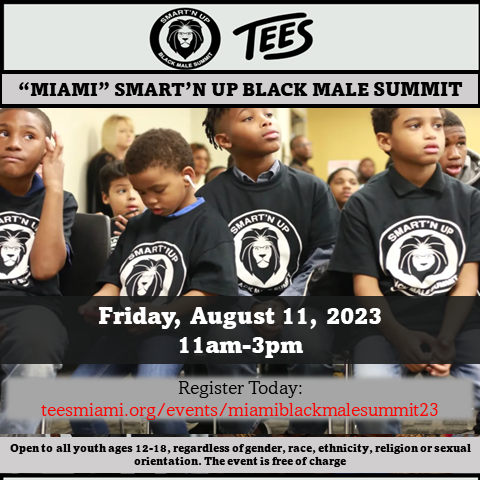 TEES_YOUTH's tweet photo. The Smart’N Up Black Male Summit is more than a program. It’s a movement. Join us for a one-day event that will empower, educate, and inspire your youth. Sign up today at https://t.co/u4wA1cW9DT #EmpowerEducateInspire #SmartNUp @DericMuhammad https://t.co/BhpQWOzGtF