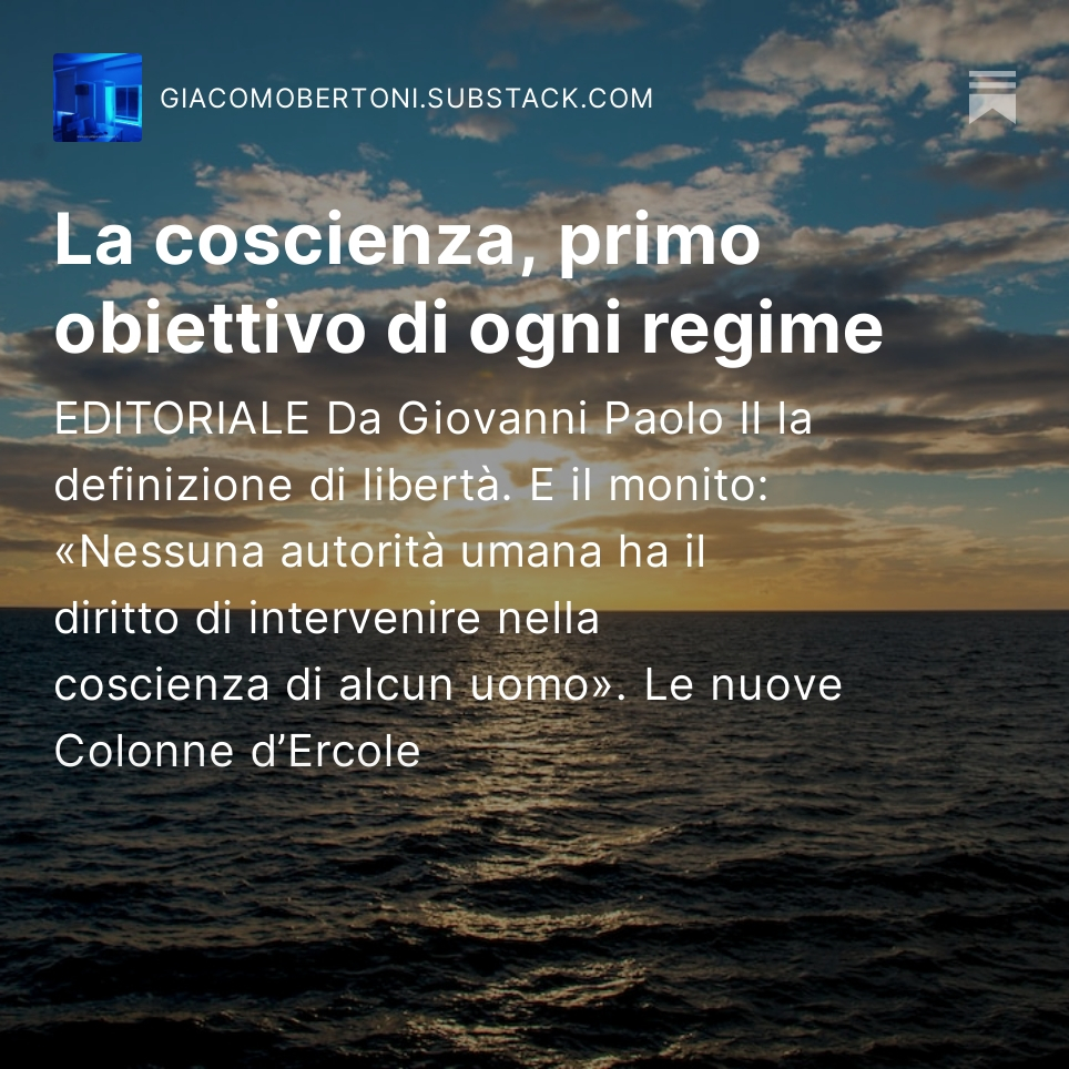La coscienza è un nemico pericoloso, perché se rimane sveglia nonostante la propaganda può portare le persone a scegliere ciò che è giusto al posto di ciò che è facile.