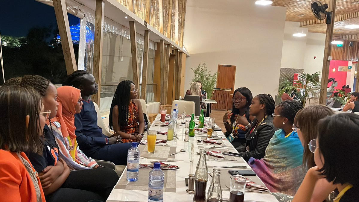 edu_transformer's tweet photo. “My community is not where I’m from but the people around me.” - @nhialgdeng

Celebrating young feminist power and leadership at our Education Transformers Dinner!

#WD2023 https://t.co/j1RPgXKO1W