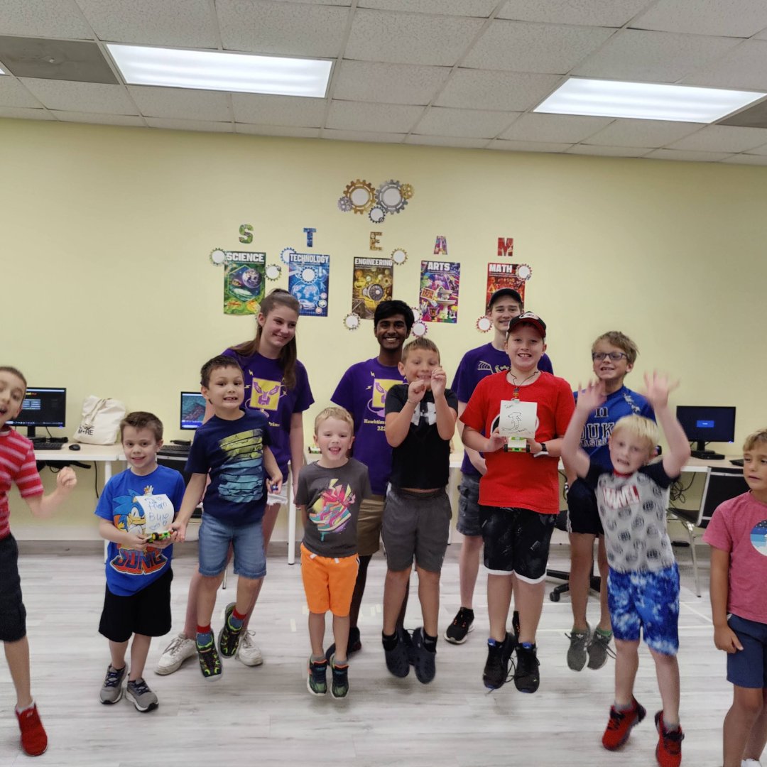 Hawktimus Prime 3229 (@hawktimus_prime) on Twitter photo This past week, Hawktimus Prime and Resource Room NC hosted a STEM summer camp for kids K-5. We had a great time racing our LEGO wind cars and designing their sails. Thank you so much <a href="/resourceroomnc/">Resource Room NC</a>!
#hawktimusprime #frc #firstrobotics #omgrobots #robots #stem #steam #summer This past week, Hawktimus Prime and Resource Room NC hosted a STEM summer camp for kids K-5. We had a great time racing our LEGO wind cars and designing their sails. Thank you so much <a href="/resourceroomnc/">Resource Room NC</a>!
#hawktimusprime #frc #firstrobotics #omgrobots #robots #stem #steam #summer