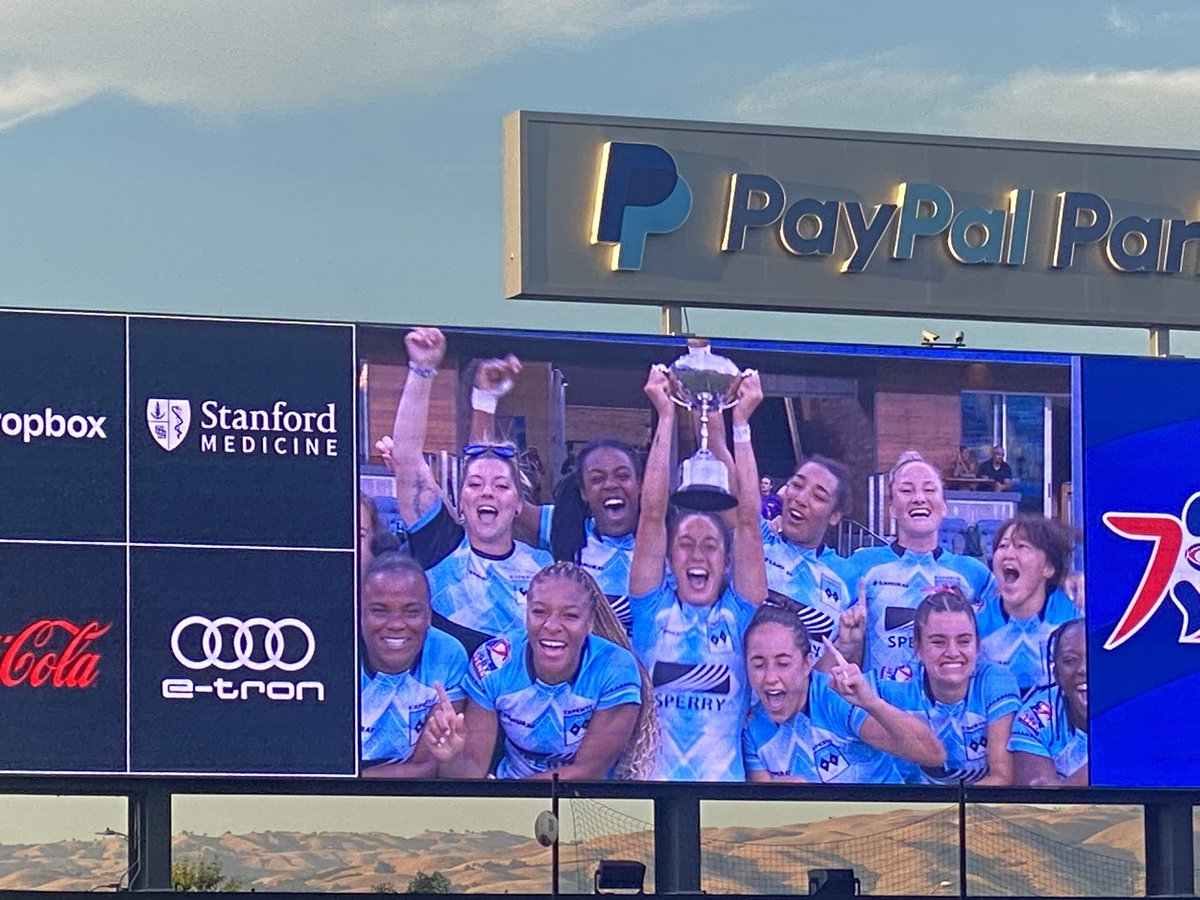 OwenP_Scannell's tweet photo. A special week in San Jose! Exciting to see our first “playoff” implications play out live, and how narrow the margins are in this game. Thanks to our incredible team, our friends at @PayPalPark and the newly minted @retrieverspr7s nation for coming out. On to Pittsburgh! https://t.co/I8oQHs6znf