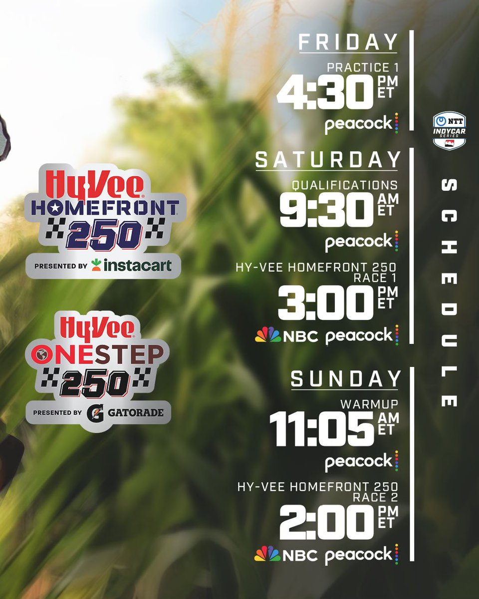 Race Weekend of Dreams 🏎️🌽