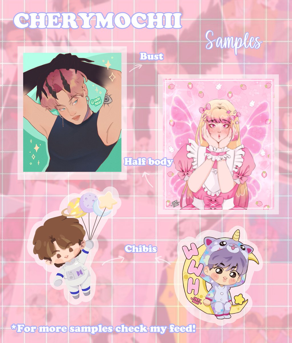Cherymochii's tweet photo. Hi all! C0mms are open!!💖 
Retweets and likes are appreciated 💗✨🥺 Any questions send dm!

 #fanart #drawing https://t.co/W8t1nShlkS