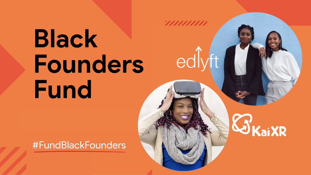 Congratulations to #KaporCapital portcos @TheEdlyft + @ExploreKaiXR on being selected as one of 23 Black-led #startups for the @Google for Startups #BlackFounders Fund! Learn more about these portcos & how their building & growing their businesses. bit.ly/3K1BbjW