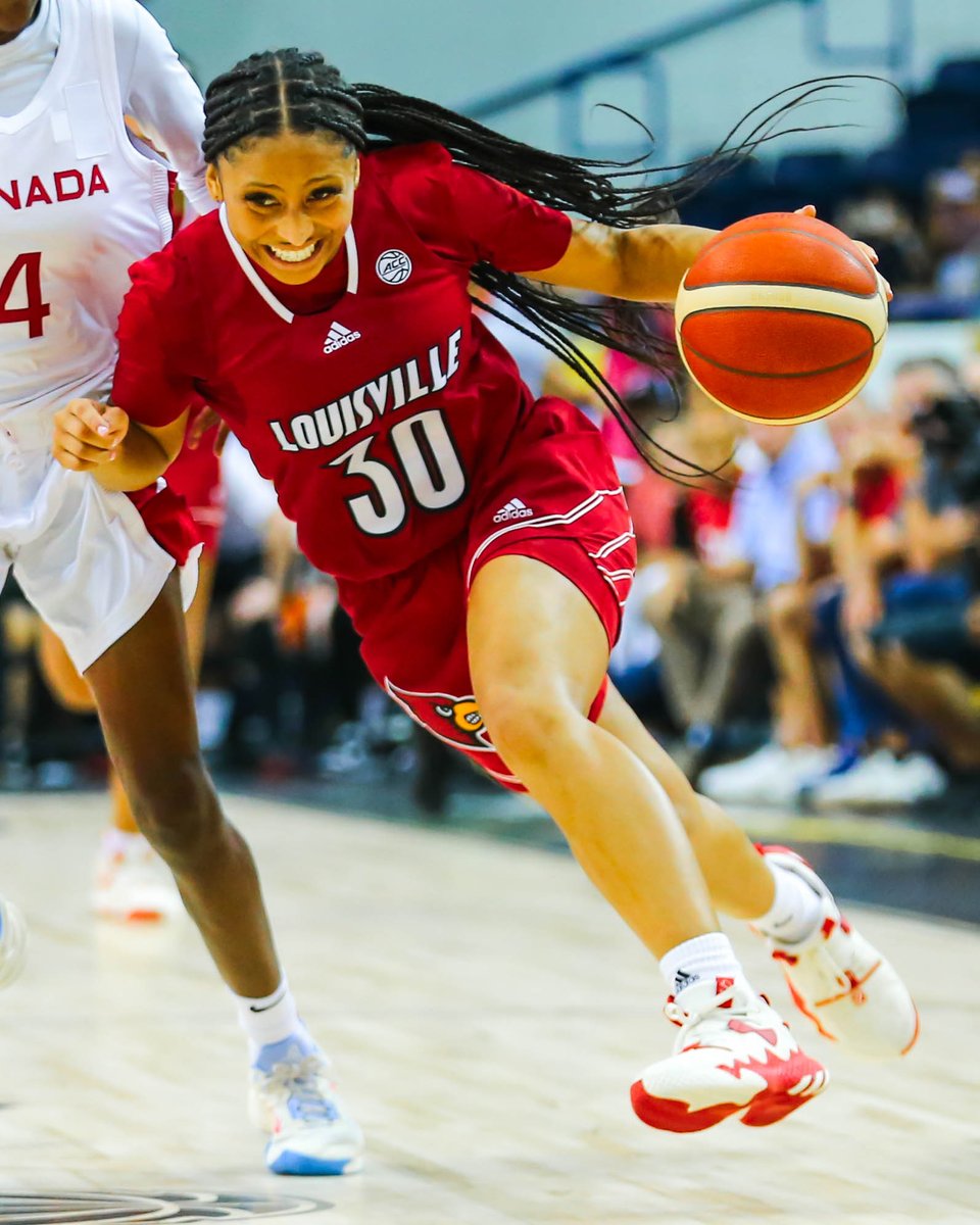 LouisvilleWBB's tweet photo. Dual threat 💪

@jayda_curry and @NinaRickards_15 were the only two Cards to record double-digit steals and assists across this week's tournament!

#GoCards X #GLOBLJAM https://t.co/NNKNLG5mCj