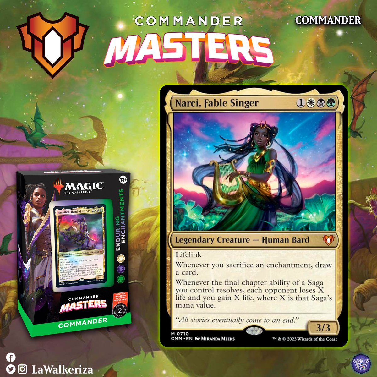 LWalkeriza's tweet photo. #LaWalkeriza
#MTGHispano #MTGCMaster #MTGspoilers #MTG #MagicTheGathering #mtgcommunity
#MTGcommander #Narci https://t.co/ZlGWYadfrA