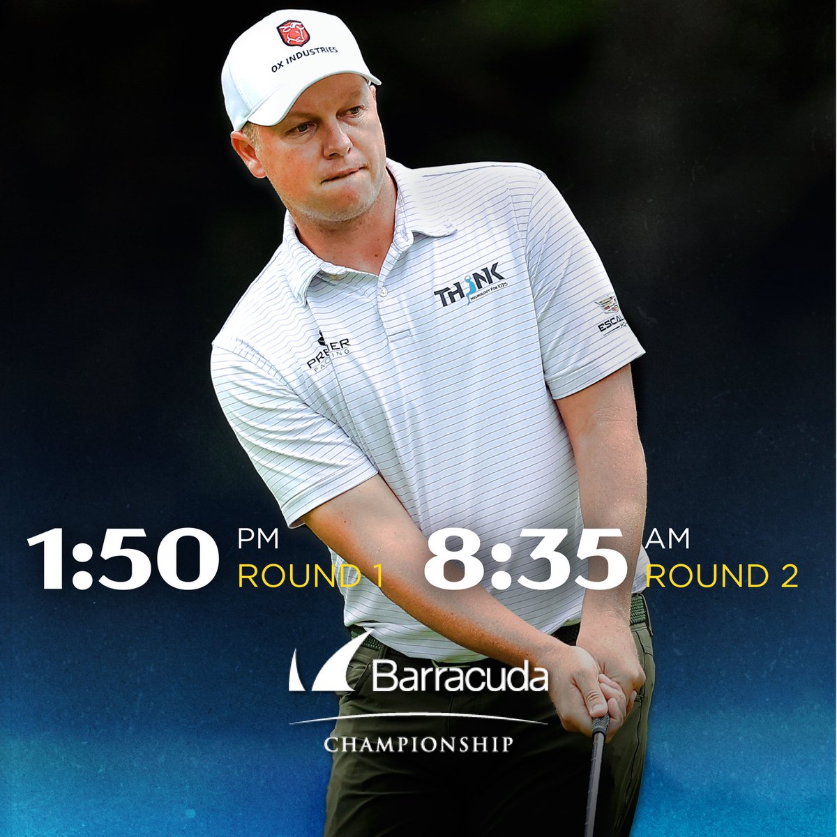 MJ Daffue (@mjdaffue13) on Twitter photo Back at <a href="/CudaChamp/">Barracuda Championship</a> this week! #pgatour2k23
@titleist #OXIndustries @thinkneurokids @thinkneurodoc <a href="/wilson_cadillac/">Wilson_Cadillac</a> <a href="/petermillar/">Peter Millar</a> <a href="/prempack/">Premier Packaging</a> <a href="/kowsteaks/">KOW Cattle Company</a> Back at <a href="/CudaChamp/">Barracuda Championship</a> this week! #pgatour2k23
@titleist #OXIndustries @thinkneurokids @thinkneurodoc <a href="/wilson_cadillac/">Wilson_Cadillac</a> <a href="/petermillar/">Peter Millar</a> <a href="/prempack/">Premier Packaging</a> <a href="/kowsteaks/">KOW Cattle Company</a>