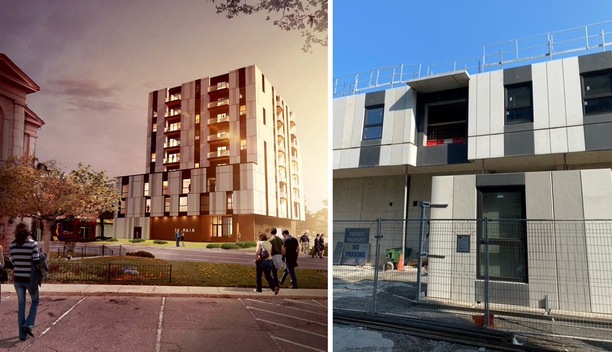 dpaiarchitects's tweet photo. Things are moving quickly on the Centurion #Passivehouse apartments! The 9-storey development is constructed using #totalprecast panels and preinstalled windows 🏗️ https://t.co/JJ9NCmOsVW
