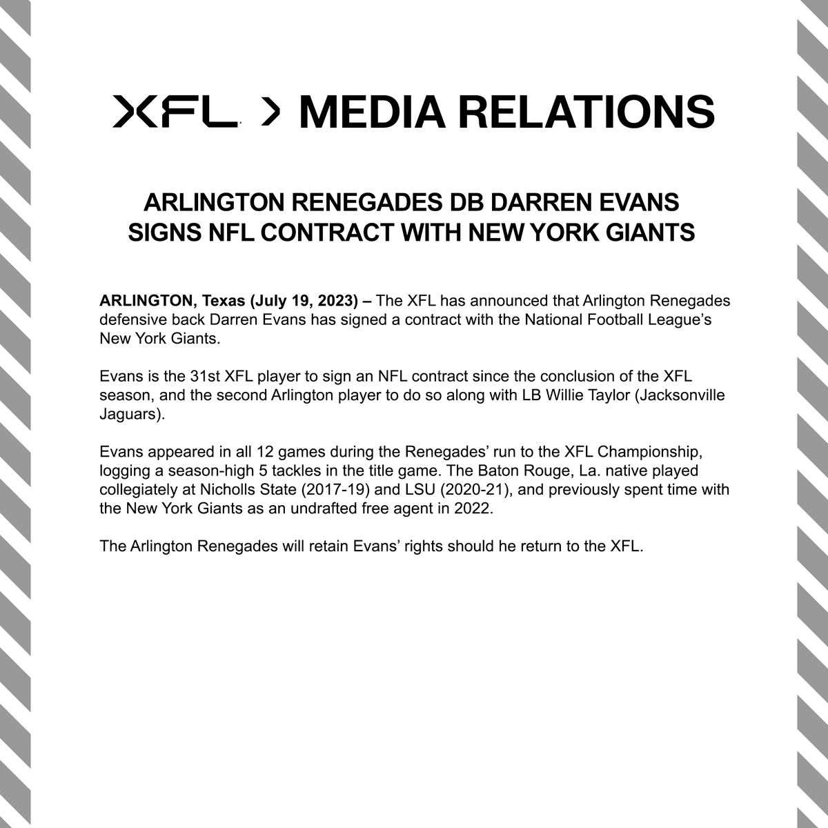 XFL on Twitter "👀👏 XFL XFLtoNFL"