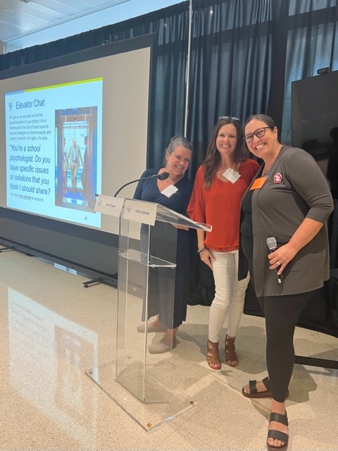 nasponline's tweet photo. Kari Oyen (@karioyen) and Julia Szarko (@drladyjulia) along with NASP Advocacy Director Kelly Vaillancourt Strobach (@kmv79 ) gave an introduction to effective advocacy to advance policy solutions. Are you at PPI? What have you learned from #NASPadvocacy today? https://t.co/u3LN7gnW4R