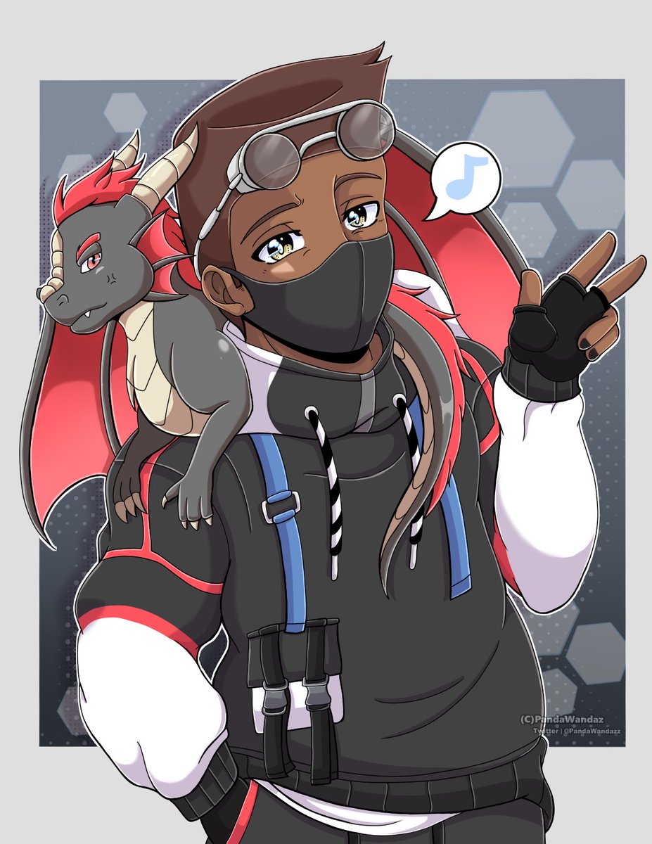 Cel-Shaded Artistic Freedom Commission for Joe!
🐉🔥