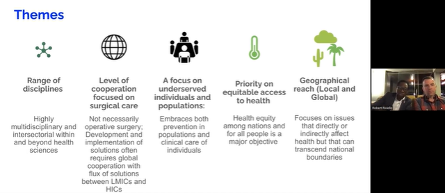 ayla_gerk's tweet photo. #isHSR lecture w/ inspiring @DrBarnabasAlay + @robertriviello
#GlobalSurgery :
• Is also local
• Goes beyond Surgeons
• Equitable #healthcare for all
• Exists before the term
• Bilateral
• Based on History & we must act on it
• Actions to strengthen surgical systems https://t.co/IWAejVkobd