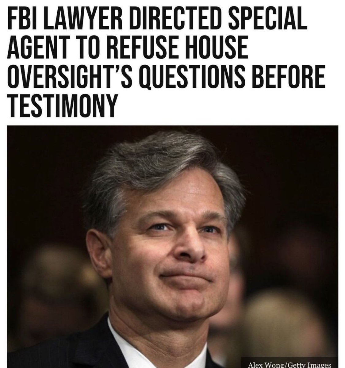 A formerFBI supervisory sp.agent who confirmed key portions of theIRS whistelblowers testimony on Monday received a letter Sunday from FBI gen.counsel JasonJones that ordered the special agent to refuse to answer the HouseOversightCommittee's questions👉🏻The FBI Has No Gov.Power🥳