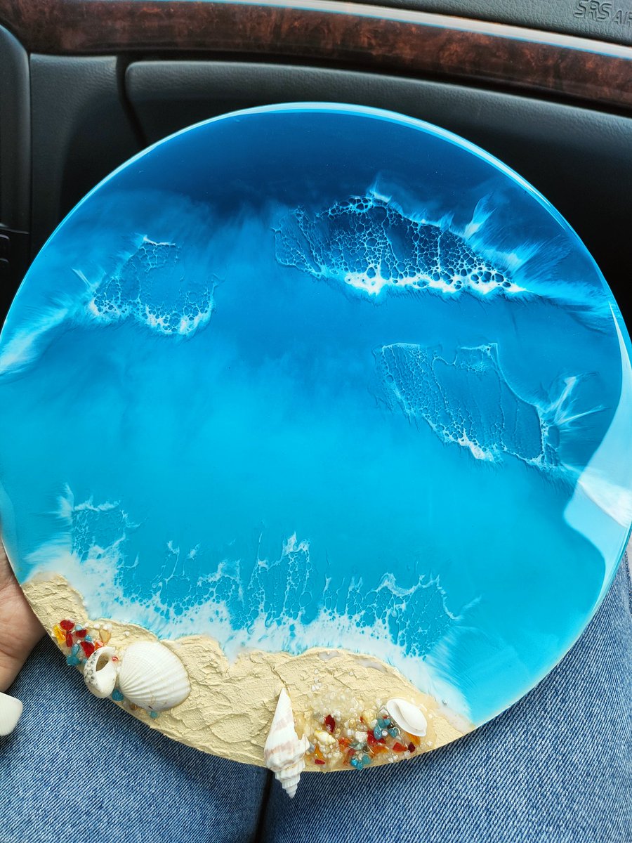 CapGoner's tweet image. Первый раз сделала что-то красивейшее из эпоксидки и рада